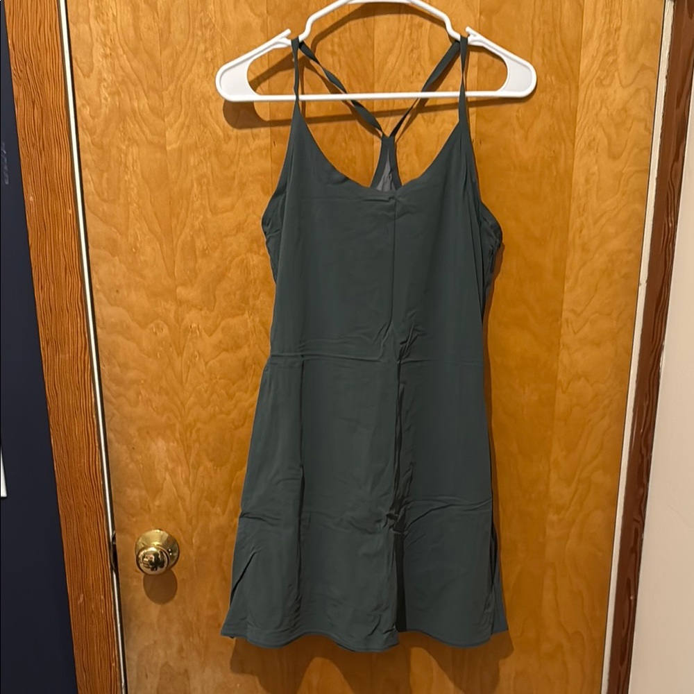 Green Outdoor Voices Exercise Dress